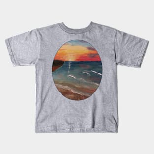 Beach Sunset Kids T-Shirt